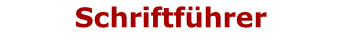 Schriftführer